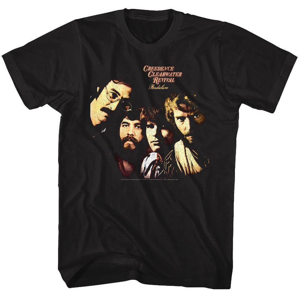 Creedence Clearwater Revival Pendulum Cover Black Adult T Shirt